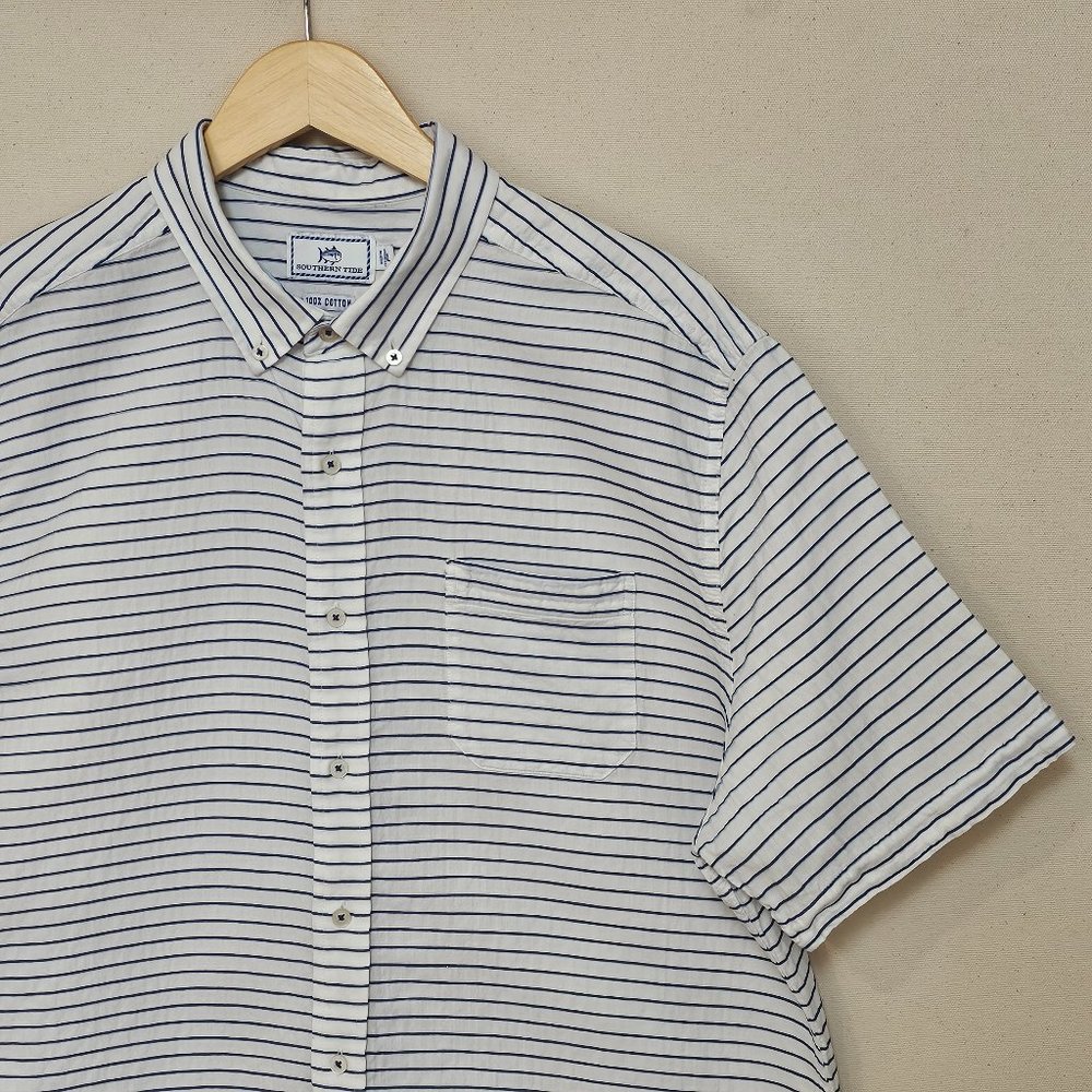 Southern Tide Short Sleeve Button Down XL